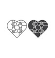 humanitarian assistance love teamwork voluntary vector image vector image
