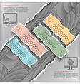 modern infographics template vector image