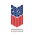 election poster or flyer inviting to vote banner vector image vector image