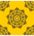 mandala on background seamless pattern vector image vector image