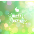 easter background bokeh green vector image vector image