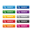search buttons vector image
