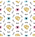 romantic seamless pattern repeating love vector image