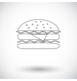 burger vector image vector image