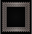 silver frame vector image