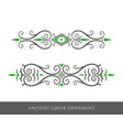 decorative seamless border vector image