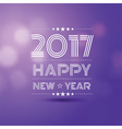 happy new year 2017 vector image