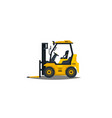 forklift isolated on white background vector image