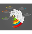 infographic business template vector image