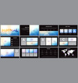 design element of infographics for presentations vector image