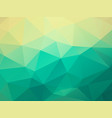 abstract green triangles background vector image