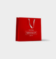 shopping bag mock-up of blank package vector image