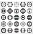 vintage style retro emblem vector image vector image