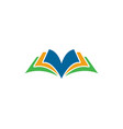 book logo vector image
