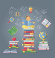 education learning knowledge concept vector image vector image