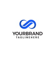 unlimited logo design template vector image