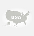 dotted style map of usa and text vector image vector image