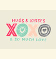 love drawing 3d style vector image vector image
