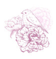 floral composition vector image