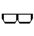 glasses and sunglasses vector image vector image