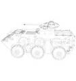 military vehicle eps10 format created vector image