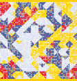 triangles retro abstract background vector image