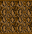 snake skin seamless pattern texture background vector image