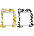 patten frame vector image vector image
