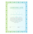 certificate template diplomas currency vector image