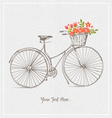 vintage bicycles vector image vector image