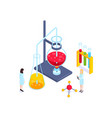 chemistry school tube composition vector image vector image