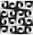 seamless monochrome background with black vector image vector image