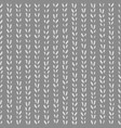 hand drawn christmas seamless pattern knitted vector image