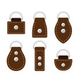 sample cartoon leather belt and buckle vector image vector image