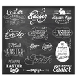 easter typographical design elements vector image vector image