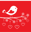 cute bird vector image vector image