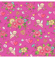floral pattern valentine vector image