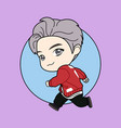 kpop boy 3 vector image vector image