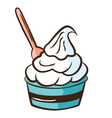 yoghurt vector image vector image