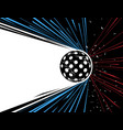 golf banner for competition or event vector image vector image