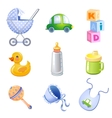 toys and accessories vector image