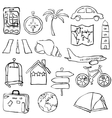 travel sketch images vector image