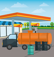 gas station design vector image