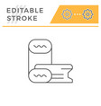 magnetic resonance imaging line icon vector image