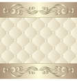 decorative background with ornament vector image vector image