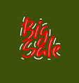 holiday sale christmas discount new year vector image vector image