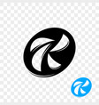 7k logo icon in circle vector image vector image