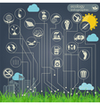 environment ecology infographic elements vector image
