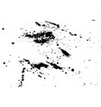 ink grunge drops texture black hand drawn vector image