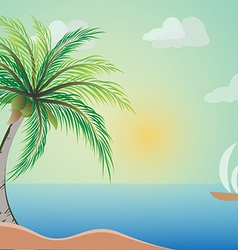 Summer beach Royalty Free Vector Image - VectorStock
